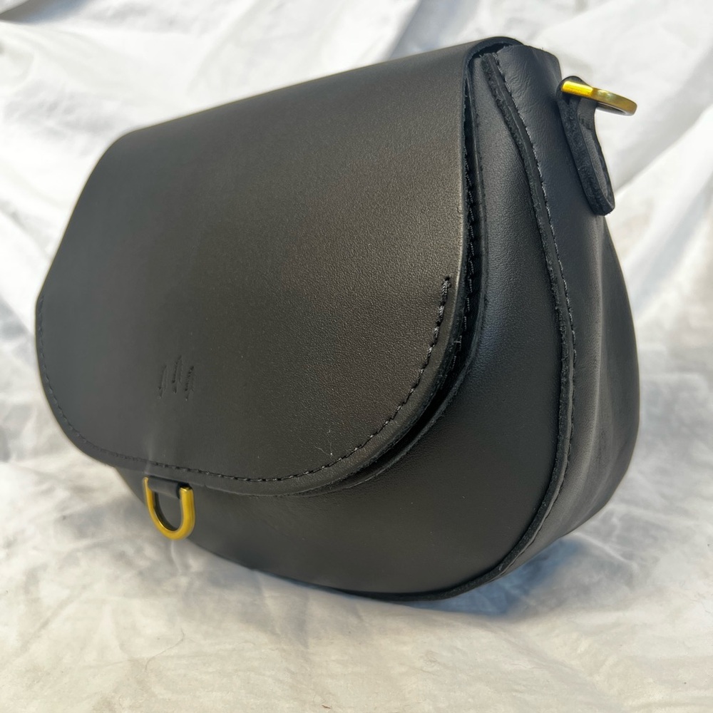 Portland Leather Goods Black Monaco Crossbody - NWOT